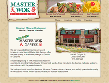 Tablet Screenshot of kcmasterwok.com